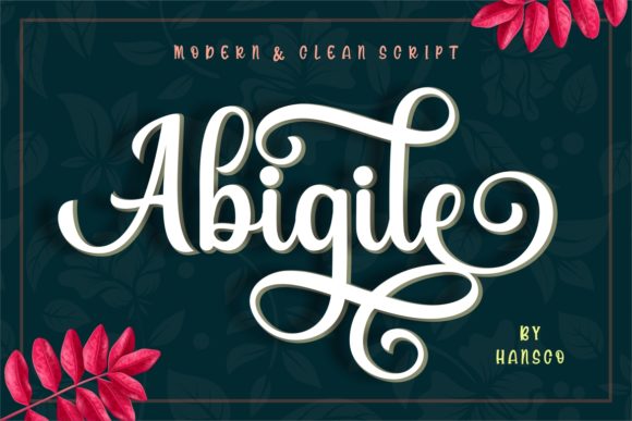 Abigile: A Handwritten Font for Makers