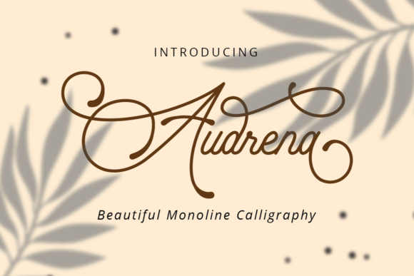 Audrena Font: A Delicate Handwritten Typeface for Craft Creators