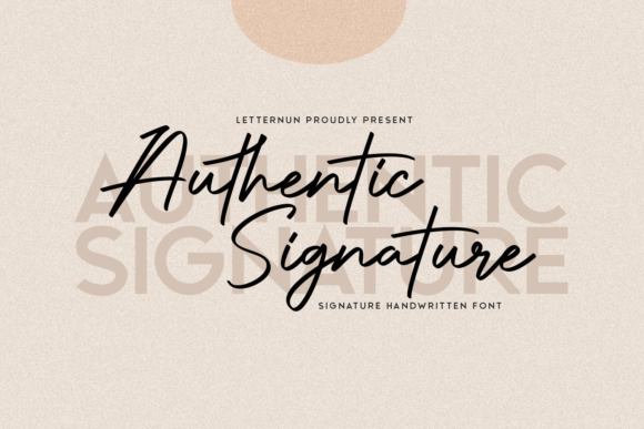 Authentic Signature: A Premium Script Font for Campaign Impact