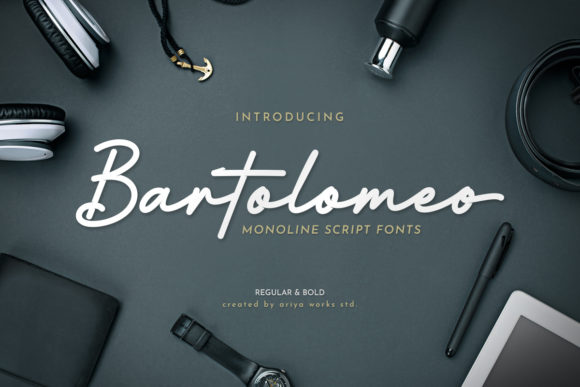 Bartolomeo: A Script Font with Subtle Elegance