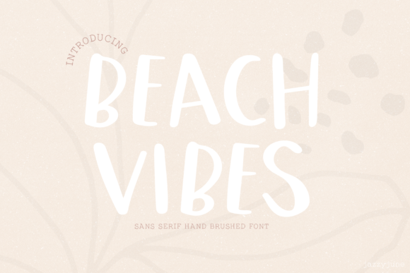Beach Vibes Font: A Handwritten Typeface for Editorial Design