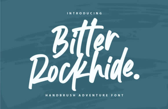 Bitter Rockhide Font Review: A Quirky Handwritten Typeface for Creative Brands