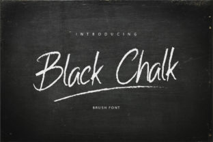 Black Chalk Font for Business