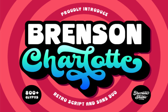 Brenson Charlotte Font: A Bold, Dynamic Typeface for Digital Design