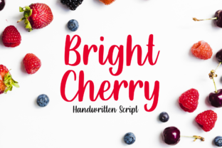 Bright Cherry: A Handwritten Font That Elevates Your Campaign Visuals