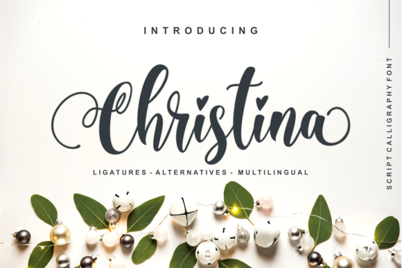 Christina Font Review: A Romantic Typeface for Campaign Design
