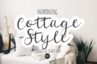 Cottage Style Font: A Handcrafted Script for Real-World Designs