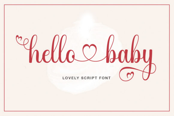 Hello Baby: A Beautiful Script Font for Web Design