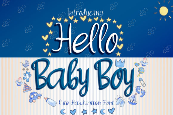 Hello Baby Boy Font: A Polished Touch for Your Brand