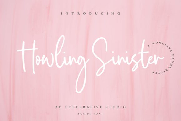 Howling Sinister Font: A Polished Touch for Small Business Branding