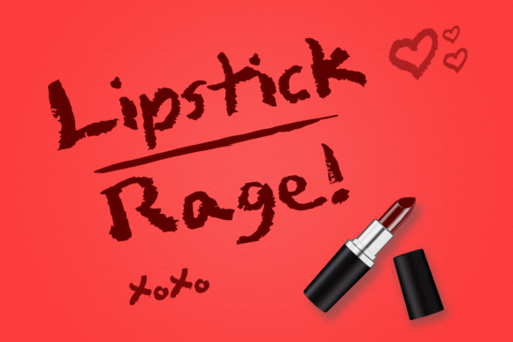 Lipstick Rage: A Bold Font for Modern Campaigns