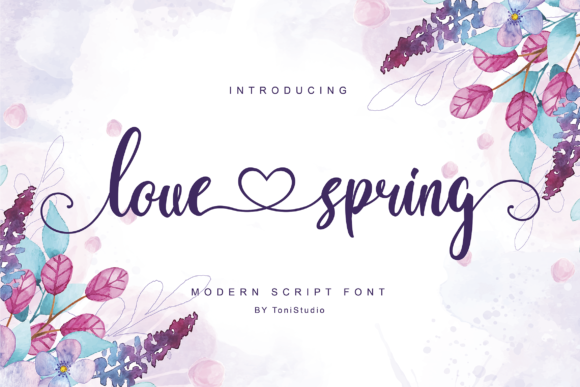 Love Spring Font: A Handwritten Typeface for Digital Designers