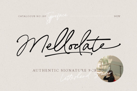 Mellodate Font: A Cursive Typeface for Heartfelt Creations
