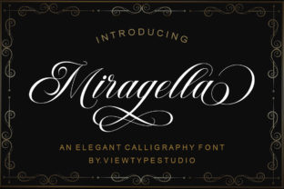 Miragella: A Modern Script Font