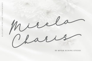 Mirela Charis: A Delicate Script Font