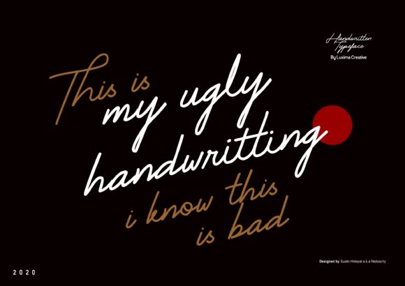 My Ugly Handwritting: A Handwritten Font That Feels Beautiful