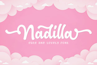 Nadilla: A Magical Script Font