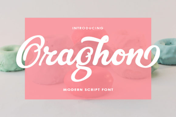 Oraghon Font: A Handwritten Typeface for Digital Branding