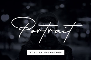Portrait Font: Handwritten Elegance for Crafters