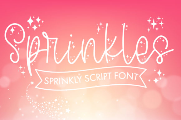 Sprinkles Font: A Sparkly Handwritten Typeface for Craft Creators