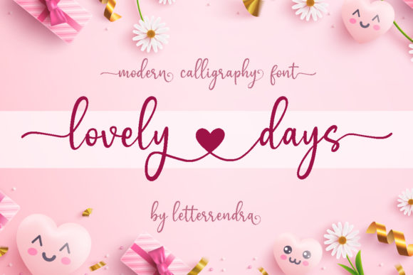 Using Lovely Days: A Designer’s Take on a Romantic Handwritten Font