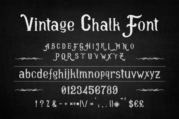 Vintage Chalk: A Handwritten Font That Elevates Campaign Design