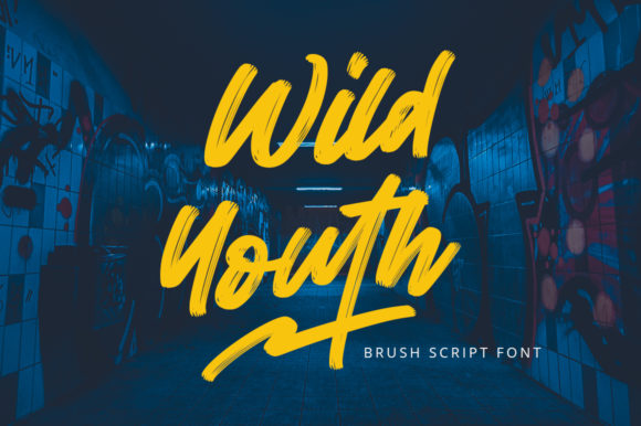 Wild Youth Font: A Handwritten Typeface for Editorial Elegance